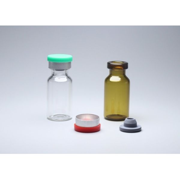 янтарная мини пробирка стеклянной лампы 3мл с сальто с крышки