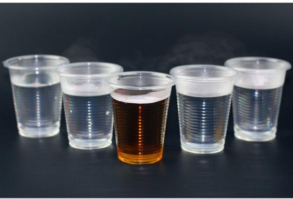 safety 100 Disposable Clear Plastic Cups in 180ml  For Drink,Party,Pint