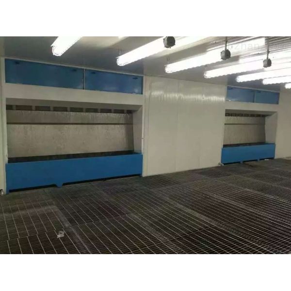 Circulation d'eau efficace Armoire à rideau d'eau Purification des brouillards de peinture Armoire à rideau d'eau Bureau de pulvérisation