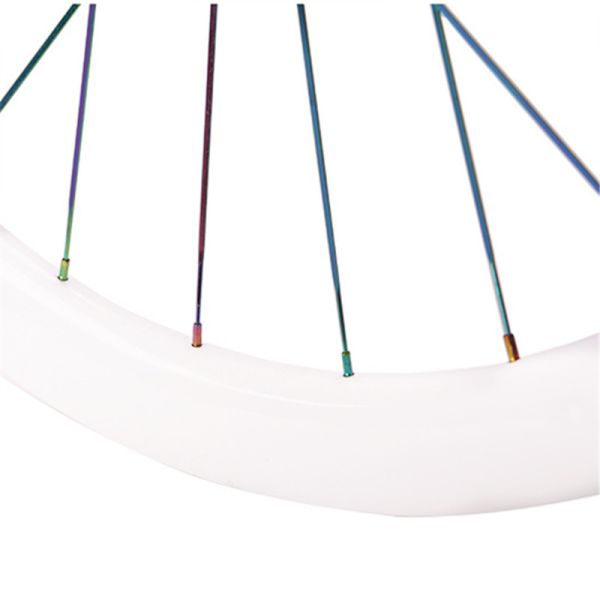 Colorido Spoke Road Bike Wheelset 700C Fibra de Carbono 50mm Central Lock BXM Sistema de freno de disco con y rendimiento