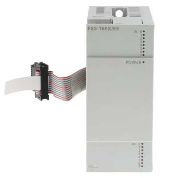 Mitsubishi FX5-16EX/ES 16-Point DC Input Module with Sink/Source Selectable for MELSEC iQ-F DIN Rail Mount