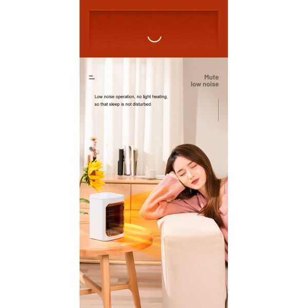 Mini Portable Electric Fan Heater 1000W Heating PTC Ceramic Heater Fan