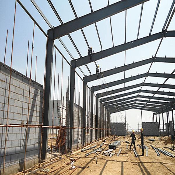 Custom Steel Frame Warehouse with Corrugated Panels