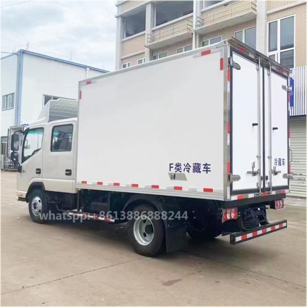 Customized JAC Q3   Double Row  Refrigerated Vehicle       Van Refrigerator Truck     Freezer