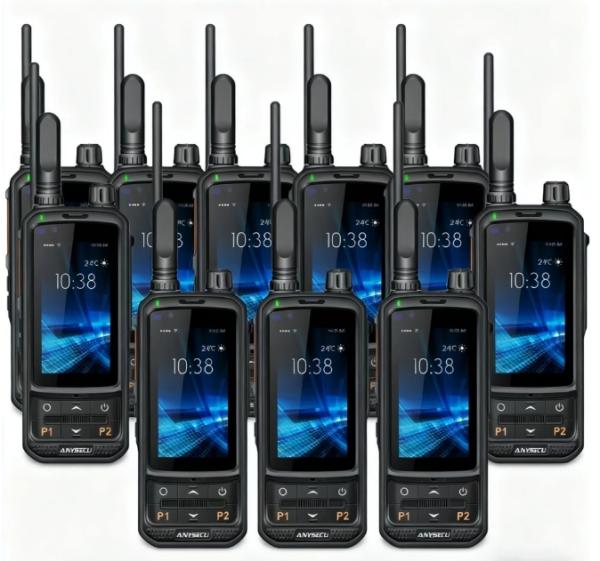 Portable 4G IPX-3 Waterproof Two Way Radio with 3500mAh Battery and Android Wifi Zello POC Push to Talk