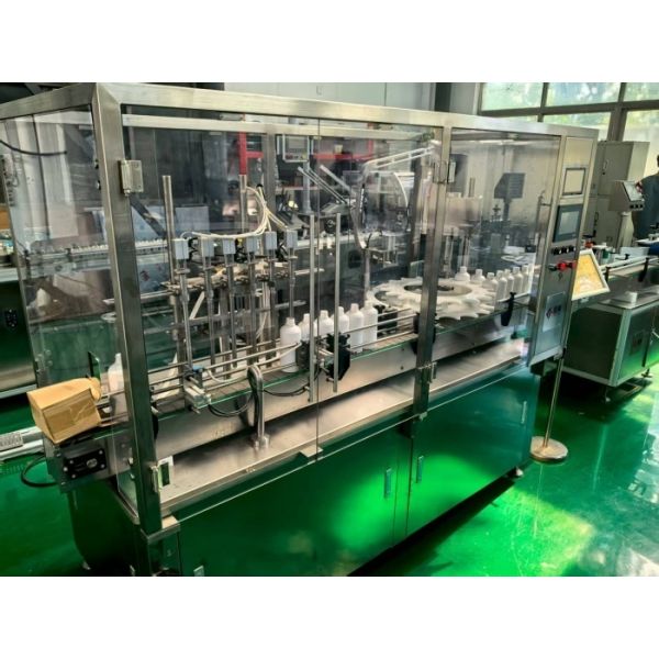 PET Bottle Liquid Filling Machine, Aseptic Filling For 30-500ml Bottles Ideal For Cosmetics, Cleaning Agents, And More With Nitrogen Purging