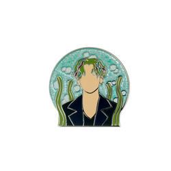 Lovely Fill In Color Metal Lapel Pins Custom Logo Western Brooches Cartoon Badges