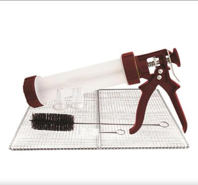 Professional Meat Jerky Gun Kit 12inches With 3 Stainless Steel Nozzles