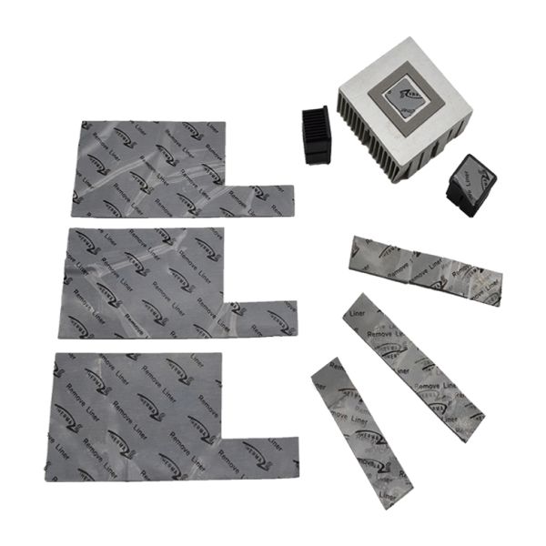 TIF100-30-11F 3.0W/M.K Thermal Pads Silicone Cooling Pad Heat Resistance With Self-Adhesive Films For PC Laptop