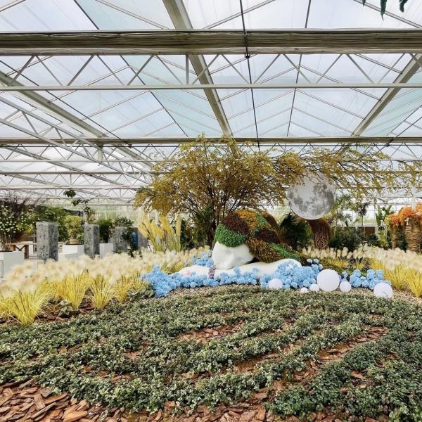 Estufa de vidro hidropônica para cultivo de flores 30 dias de devolução reembolsa um tipo de telhado