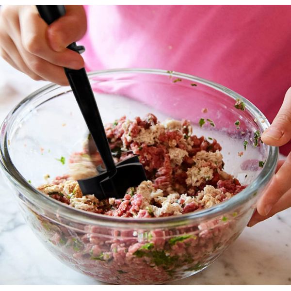 Heat Resistant ABS Bulk Kitchen Supplies Hamburger Meat Masher