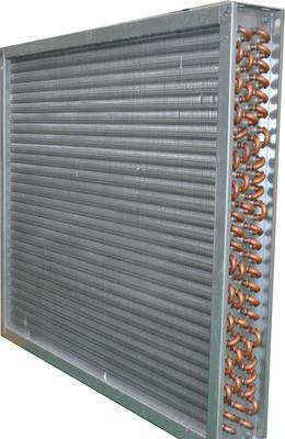 High Efficiency Aluminum Fin Heat Exchanger / Copper Pipe Fin Fan Condenser