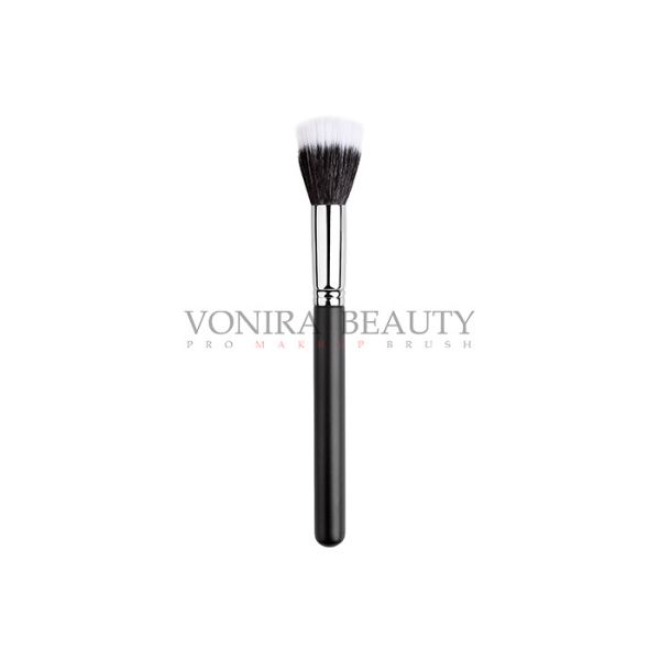 Finishing Duo Fiber Foundation Makeup Brushes , Buffing Synthetic Makeup Brushes