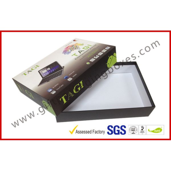 Customized Lid and Base Rigid Gift Box , 7 INCH MID Gift Packaging with Foam Tray