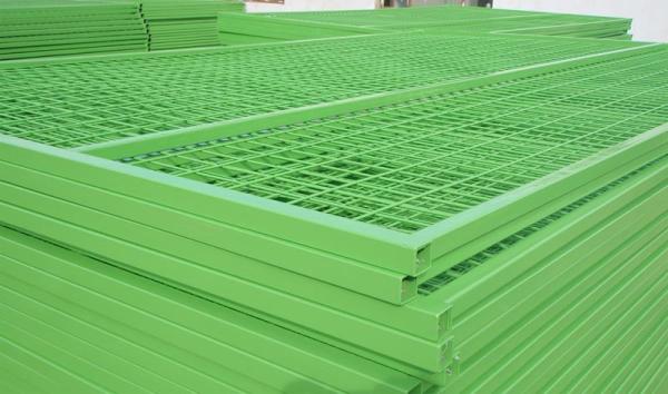 Construction Security Temp Fence panels 6ft /1830mm x 9.5ft /2950mm Frame 1.6/40mm*16ga mesh  3x6 *3.5mm