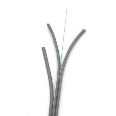 1000/2000 m de superficie exterior cable FTTH de caída de un solo modo 1 hebra 2 hebras cable de fibra óptica