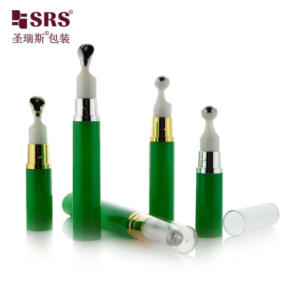 5ML 10ML 12ML 15ML High Quality Eye Cream Lotion Cosmetic Empty Tube Vacuum Roll on Luxury Roller AS Airless Pump Bottle