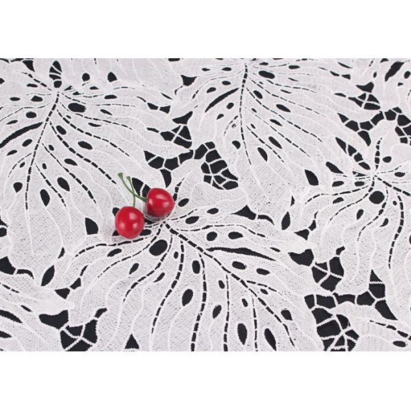 дизайн лист ткани шнурка полиэстера молока 125км поли/ткань гипюра вышитая для платьев