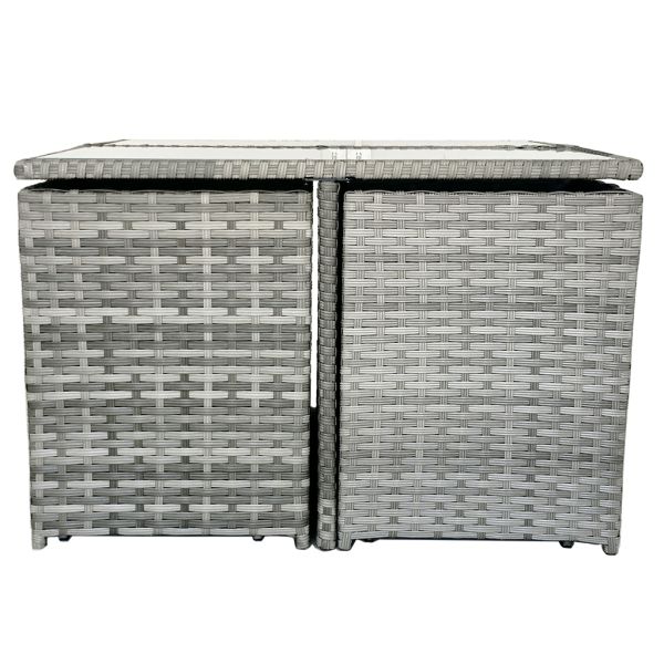 Outdoor Camping Furniture Factory Wholesale Outdoor Patio Garden Furniture Space Saving Dinning Table and Chairs
