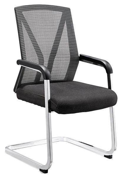 Fireproof Nice Office Meeting Chairs For Secretary Metal Foot Long Using Life