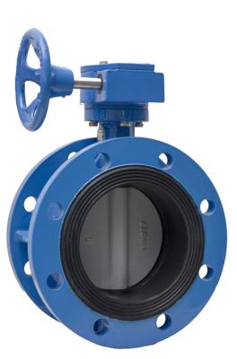 100mm Concentric Water Butterfly Valve Double Flange Type