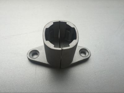 Aluminum Alloy Foot Cup Pipe Rack Fittings For Out Dia 28mm Pipe