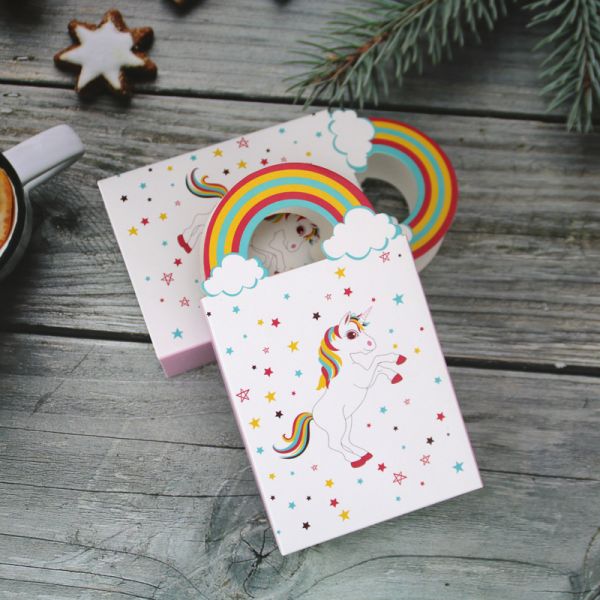 сумки подарка бумаги картона 8x3x14cm напечатанные пони с ручками
