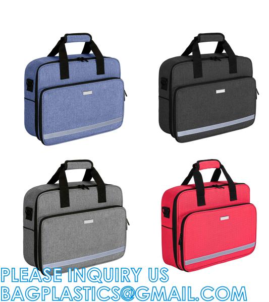 Portable Trauma Emergency Bag Medical Shoulder Bags First Aid Kit Bag, Medical Supplies with Fixed Pockets