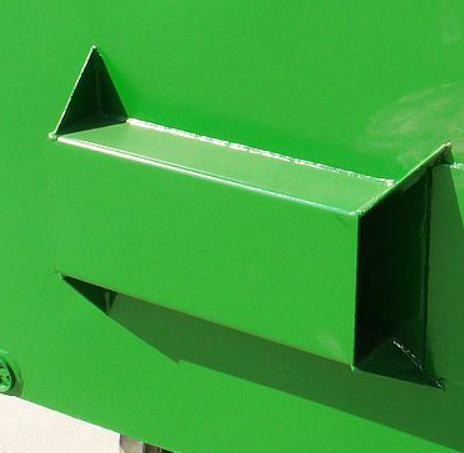 Stackable Front Lift Bin Reinforced Bases 4-6mm Sidewalls Heavy Duty Recycling Container Bins