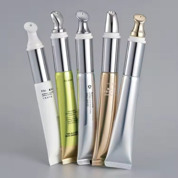 10 ml tubo cosmético vacío embalaje crema para los ojos crema para el rostro tubo de plástico comprimido embalaje