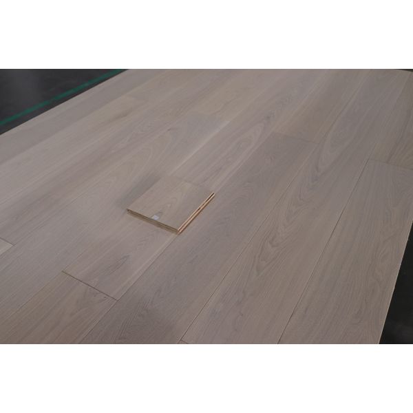 White Ash Engineered Wood Flooring, Clear Color, Select Grade