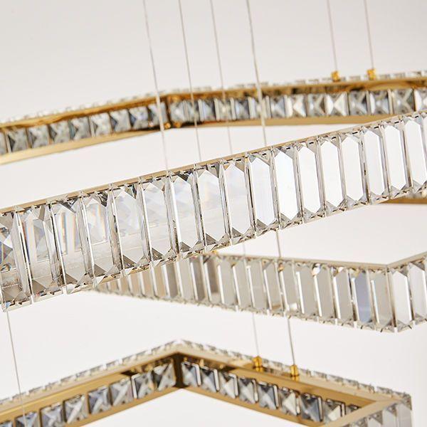 JYLIGHTING Modern Luxury Living Room Large Led K9 Crystal American Design Nordic Dining Room Living Room Chandeliers Crystal Pendant Light