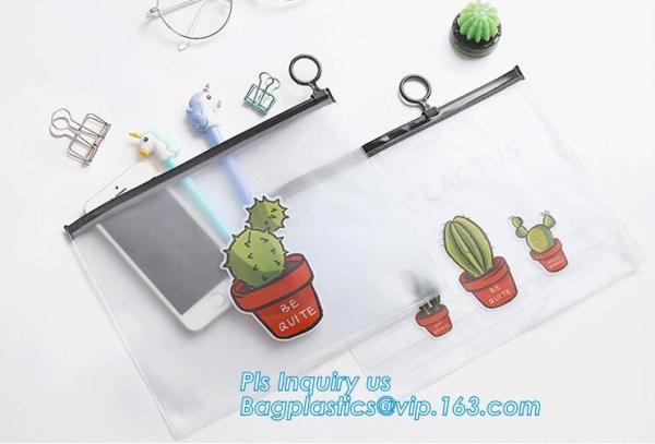 Luxury slider zipper vinyl storage bag for online store, Slider zipper bag plastic bag with zipper, swimwear PVC vinyl B