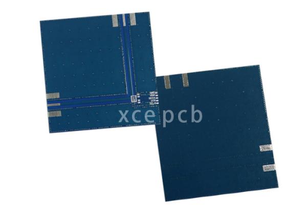 60GHz Receiver And Transmitter Module 0.508mm 2oz copper pcb Board , Blue Soldermask
