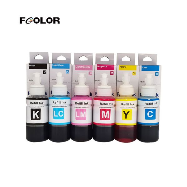 FCOLOR T6641 T6644 100% Compatible Dye Ink for Epson L360 L350 L380 Inkjet Printer Ink
