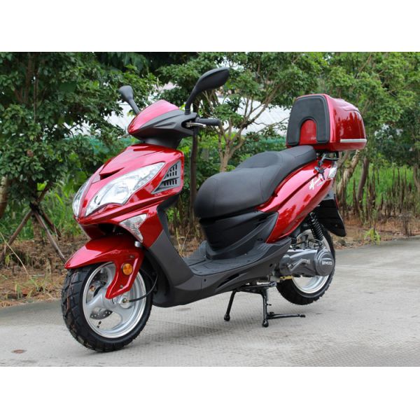 200cc Single Cylinder Adult Motor Scooter CVT Gear With CDI Ignition