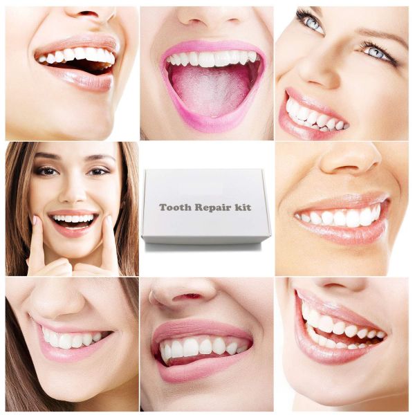 OEM Moldable Fake Teeth Tooth Repair Kit , Quick Fix Broken Tooth Repair Kit