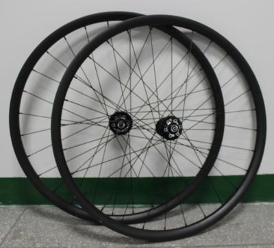 2014 stiffnesee and fashion Chinese carbon clincher mtb 29er*25mm wheelset rims width 30mm