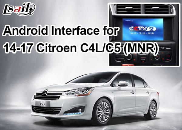 Relação video para Citroen, mercado de Google/Google Map/WiFi da navegação de Android/3G