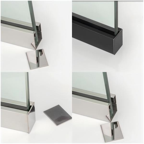 Stainless Steel Shower Glass U Channel Rustproof Shower Screen Wall Channel