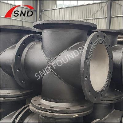 All Kinds Of DI Flanged Cross Cast Iron Socket Cross For Industrial Pipeline