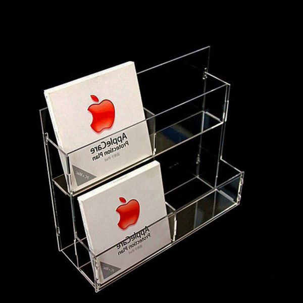 Acrylic cigarette case double-layer multi grid data display rack file advertising rack