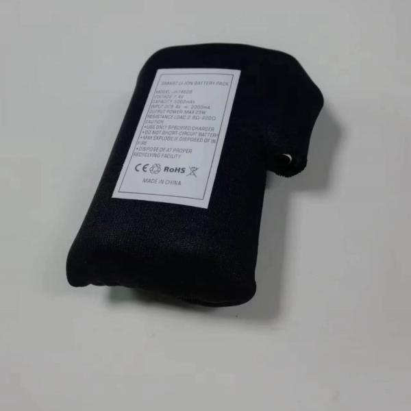 Glove 7.4 V 5000mah Battery Black Diving Cloth Wrapped With DC Plug