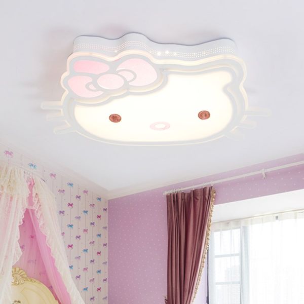 Hello Kitty Girl Ceiling Lamp For Indoor home Kids room Bedroom Lighting (WH-MA-128)