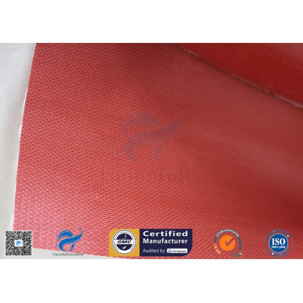 Chemical Corrosion 1m*50m Satin Weave 0.45mm Silicone Coated Fiberglass Fabric