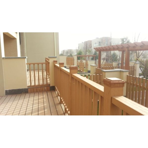 WPC Construction Plastic Wood Fence and Floor for Outdoor Courtyard and Garden