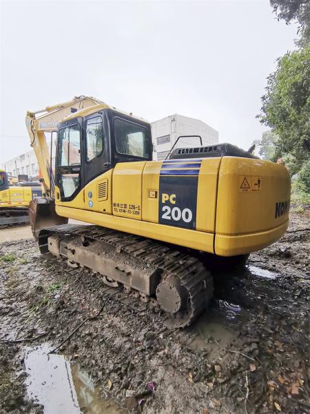 Excavadora de cilindro hidráulico original PC200-7 em excelente estado do Japão