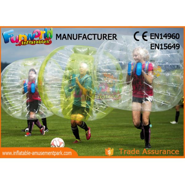 TPU / PVC Inflatable Zorb Ball / Adult Body Bumper Ball For Entertainment