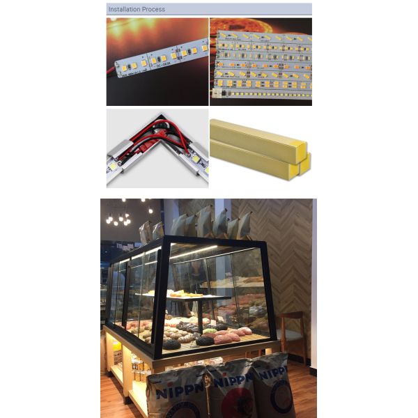 SMD5630 IP20 LED Hard Strip 144 Pcs Rigid Led Light Strip DC 5V