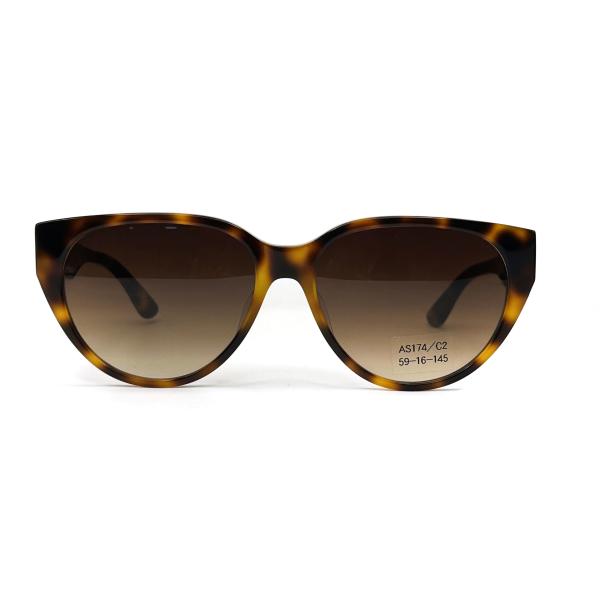 Fashion Acetate Frame Sunglasses Classic Style and 100% UV Protection Guaranteed-AS174 OEM Factory